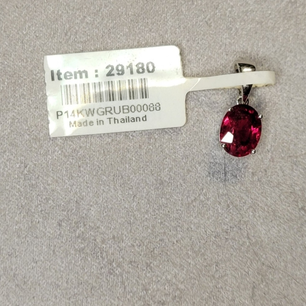 14K Yellow Gold Majestic Ruby Pendant
